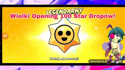 Wielki Opening 100 Star Dropów W Brawl Stars Brawl Stars 5 daily