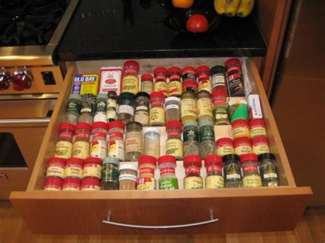 10 Ideas To Organize Spice Storage In A Drawer Shelterness