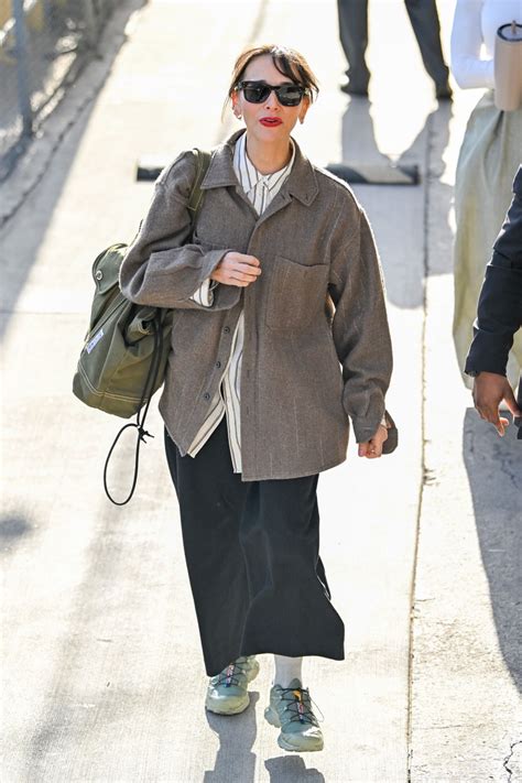 Rashida Jones Leaving Jimmy Kimmel Live! in Hollywood - 04.16.2025