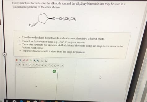 Solved Draw structural formulas for the alkoxide ion and the | Chegg.com