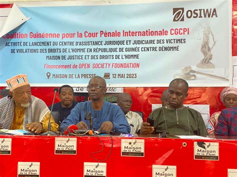 Conakry Lancement Dun Centre Dédié à Lassistance Judiciaire Des