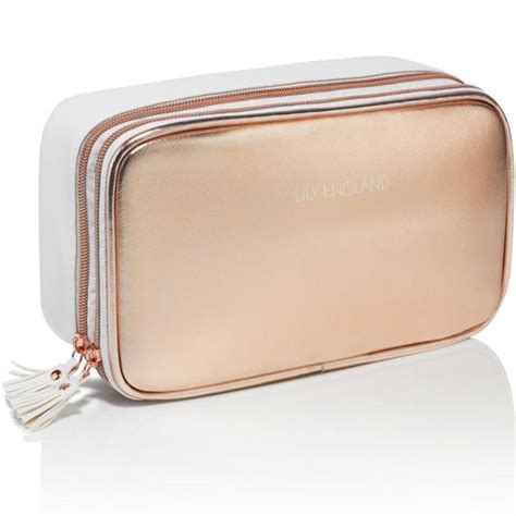 Large Makeup Bag Rose Gold Cosmetics Bag Lily England Uk