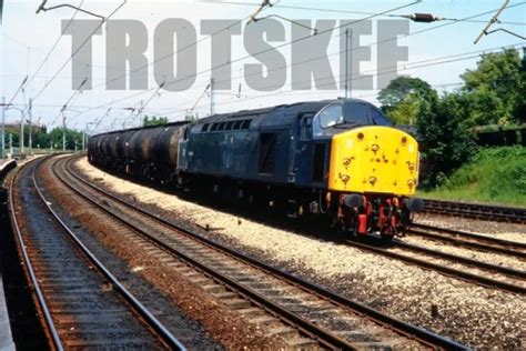 35mm Slide Br British Rail Diesel Loco Class 40 40035 Lancaster 1983 Original £3 99 Picclick Uk