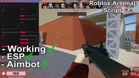 Roblox Arsenal Script Aimbot ESP Pastebin 2023 YouTube