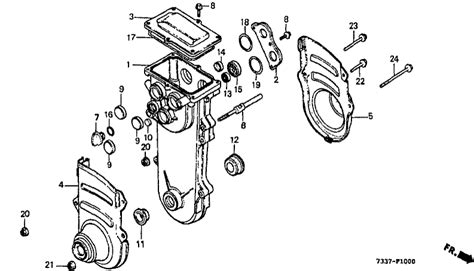 Bolton Motorcycles F501K 0 TRANSMISSION CASE F501 K1