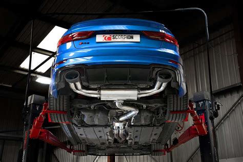 Scorpion Exhausts Resonated Cat Gpf Back System Without Valves For Rs3