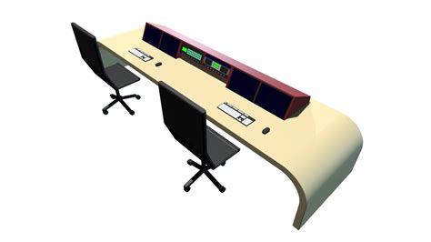 Control Room Studio Desk - Buy Royalty Free 3D model by cavicom (@ASI ...