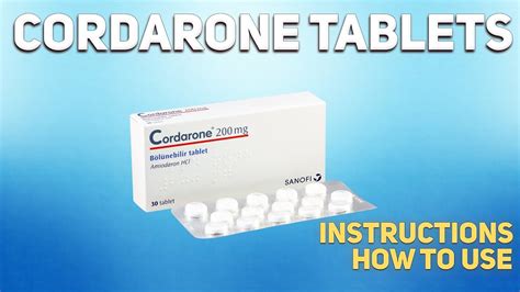 Cordarone Tablets How To Use Uses Dosage Side Effects Contraindications Youtube