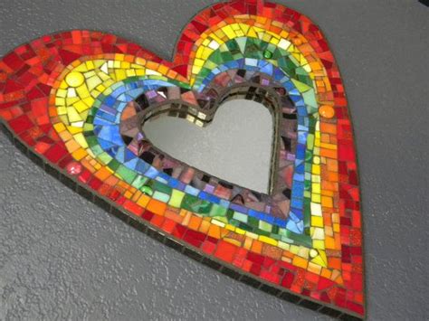 RAINBOWS!!! | Мозаика, Искусство, Сердце