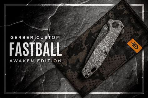 Gerber Custom Fastball Knife Custom Outdoor Survival Kit Knife