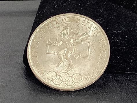 Lot Mexican Olympic Silver Coin