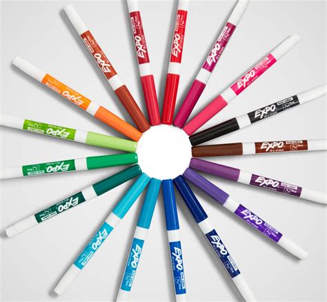 Expo® Fine Tip Markers: Now in 17 Vibrants Colors!