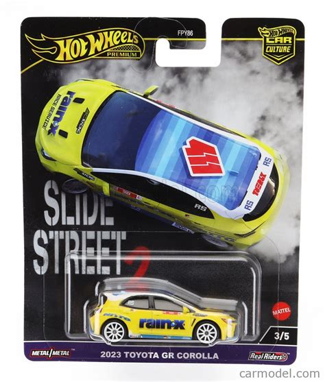 Mattel Hot Wheels Fpy H Echelle Nissan Set Assortment Slide Street Cars Pieces