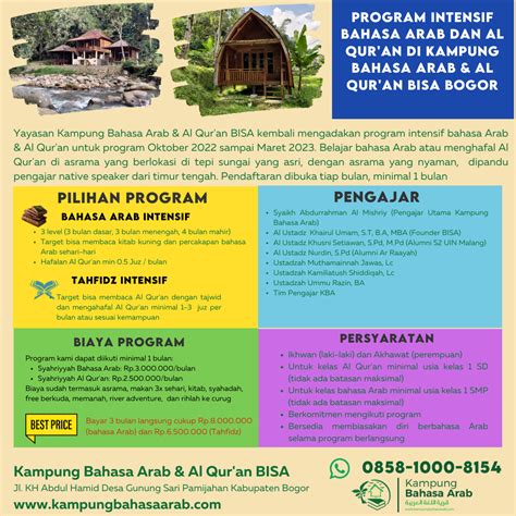 1 Kampung Bahasa Arab Al Qur An BISA