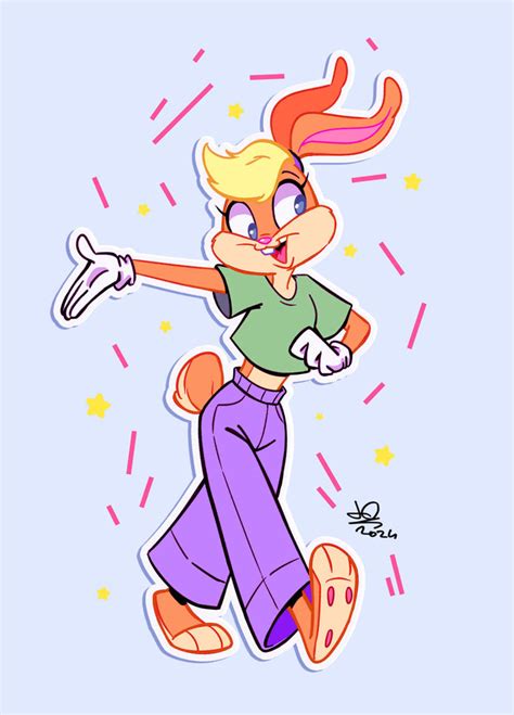 324904 Safe Artist Juneduck21 Lola Bunny Looney Tunes Lagomorph