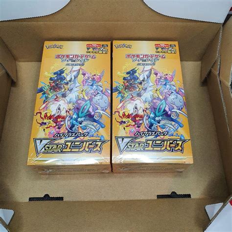 速達メール便♪ 【新品・未開封】ポケモンカード Vstarユニバース シュリンク付き2box ゲーム ポケモンカード シュリンク付 2box