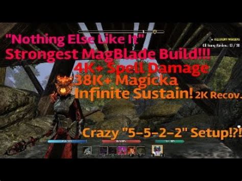 Eso Nox Aterna Best Magicka Nightblade Pvp Build For Summerset Youtube