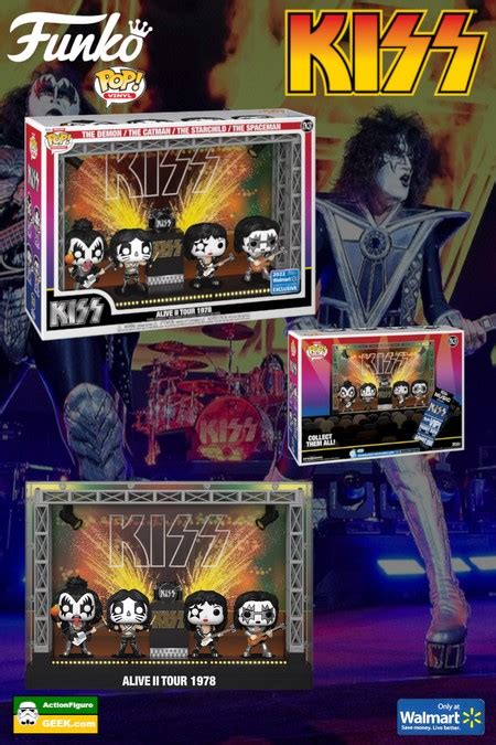 KISS In Concert Funko Pop Deluxe Figures – Walmart Exclusive