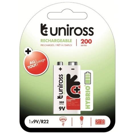 Uniross Hybrio Rechargeable V Pp Battery Series Mah Nimh Pack