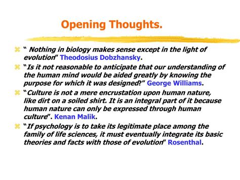 Ppt Evolutionary Psychology Lecture 2 What Is Evolutionary