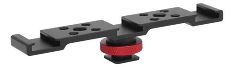 Barra De Extensão De Adaptador Black Black Hot Shoe Mount 3 MercadoLivre
