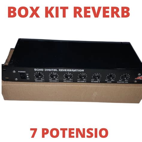 Jual Box Reverb Potensio Bok Kit Reveb Kosongan Amplifier Kotak Ampli