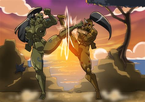 Ogress Combat By Darkblade Us Hentai Foundry