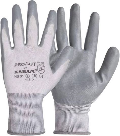 Karam Hs31 Pu Coated Hand Gloves At Rs 68pair New Items In Mumbai