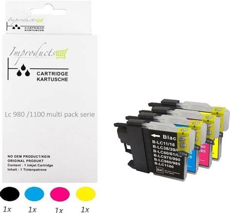 Improducts Inkt Cartridges Alternatief Brother Lc Lc Lc