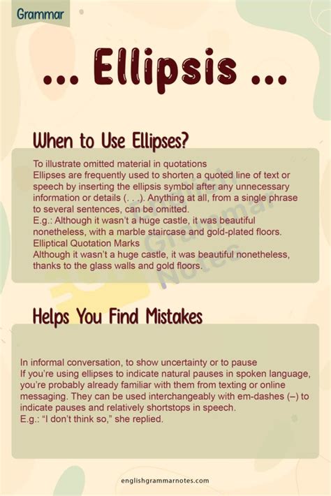 Ellipsis When You Hear The Term Ellipsis” What Do You Think