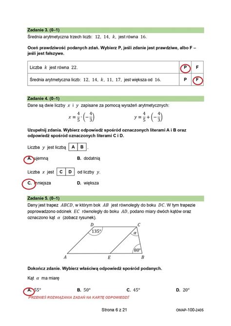 Mamy Arkusze I Odpowiedzi Z Matematyki Z Egzaminu Smoklasisty Rmf