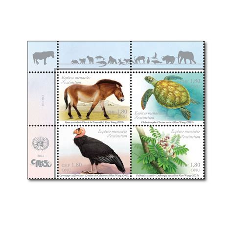 Endangered Species 2023 – CHF 1,80 - UN Stamps