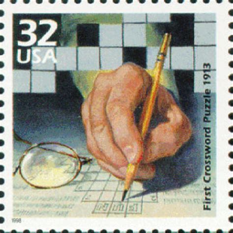 4x CROSSWORD PUZZLE Celebrate the Century 1998 32c Unused - Etsy