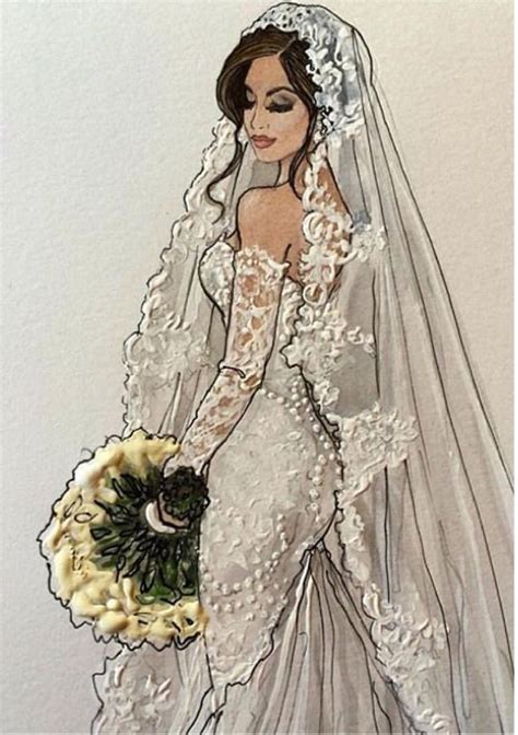 Wedding Dress Sketches Dress Illustration Fashion