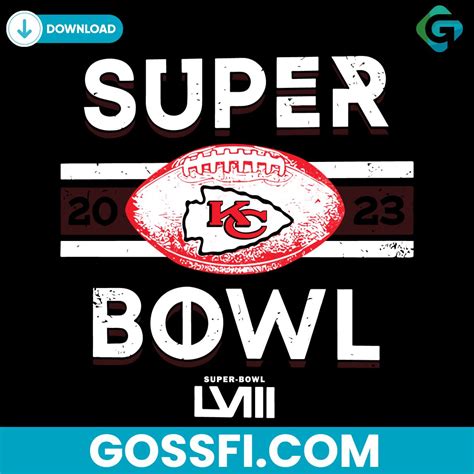 Football Super Bowl 2023 Kansas City Chiefs Svg - Gossfi.com