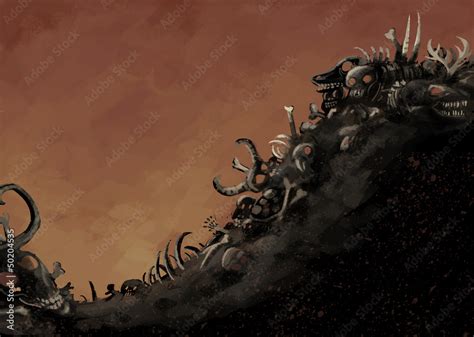 fondo terrorifico stock illustration adobe stock