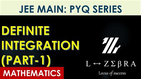 Jee Main Jee Main Mathematics Pyq Definite Integration