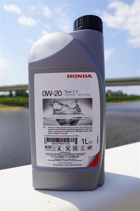 Honda Engine Oil Type 2.0 0W-20 свежее - Лабораторные анализы - Свежие ...