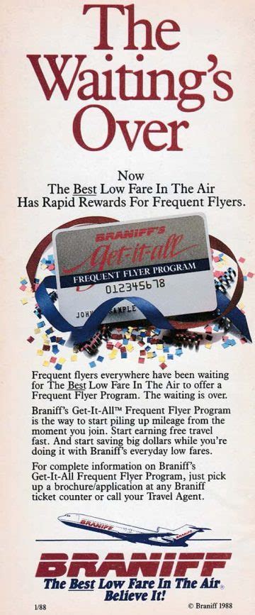 Braniff Ii Iii Timetables And Route Maps The Airchive