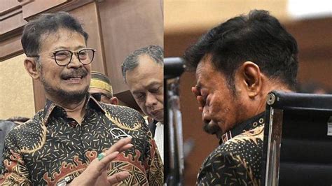 Eks Menteri Pertanian Syahrul Yasin Limpo Divonis Tahun Penjara