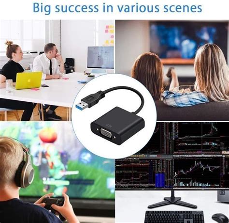 H3243 Usb 30 To Vga Adapter Usb To Vga Multi Display Video Adapter