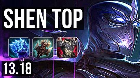 SHEN Vs SETT TOP 8 1 14 2 6M Mastery 1700 Games Dominating KR