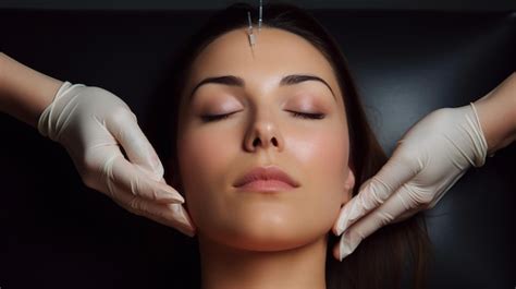 Premium Photo | Botox injection procedure