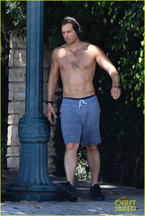 Brad Falchuk Bares Hot Body On Shirtless Jog Photo 4343309 Brad