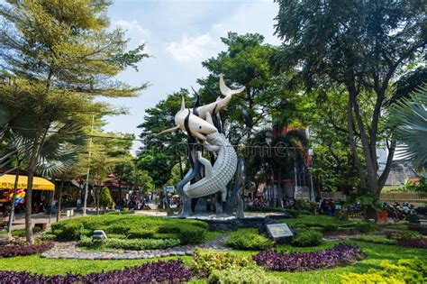 Surabaya Monument, Famous Landmark of the City in East Java, Indonesia ...