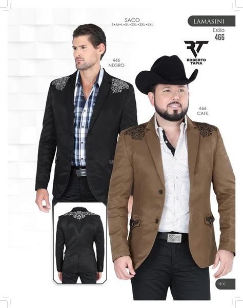 Saco De Hombre LAM 466NC Dressy Cowboy Outfits Men Cowboy Formal Wear