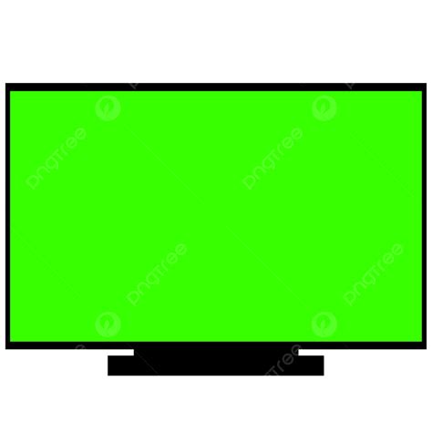 Television Green Screen Green Screen Television Mockup PNG