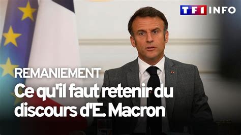 Remaniement Emmanuel Macron Demande De Lexemplarité à Ses