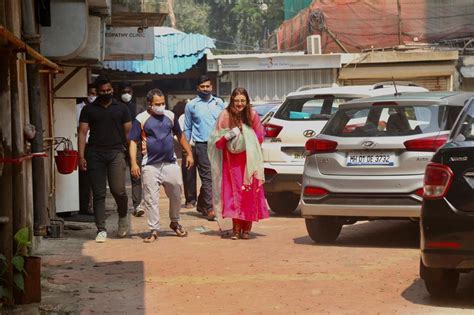 Kajal Aggarwal Snapped Leaving Her Residence For Her Big Day Wedding