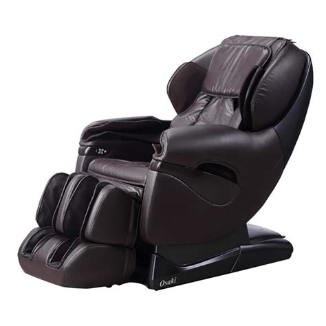 Titan Pro 8500 Series Brown Faux Leather Reclining 2d Massage Chair With Zero Gravity Foot And